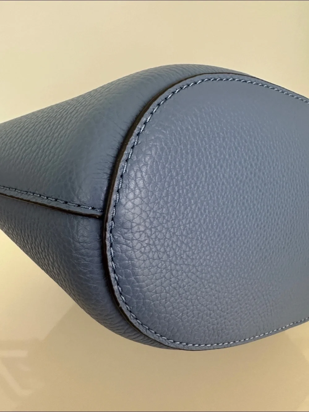 Tory Burch McGraw Bucket Shoulder Bag in Bluewood Blue.